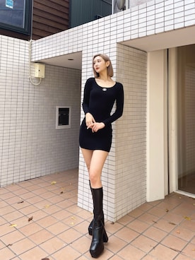 Juriaさん（レディース・174cm）の秋コーディネート