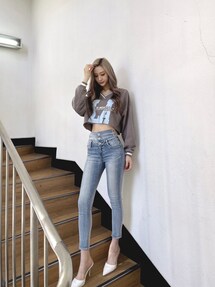 ちゃみ専用♡GYDA 新品タグ付き　大人気トレーナー 2WAYバインダーショートTシャツ[品番：MKSW0046120]｜GYDA