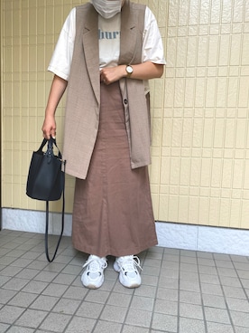 ＊TAN＊さん（レディース・154cm）の夏コーディネート