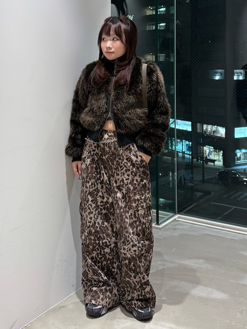 セール】FAUX FUR COMPACT JACKET（ブルゾン）｜X-girl（エックス