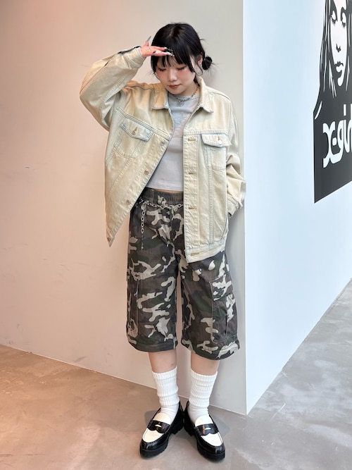 WASHED 2WAY WIDE LEG CARGO PANTS（カーゴパンツ）｜X-girl（エックス