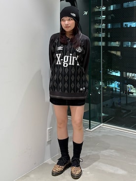 「アイテム（ニットキャップ/ビーニー）」を使った、まさこさん（レディース・150cm）の秋コーディネート