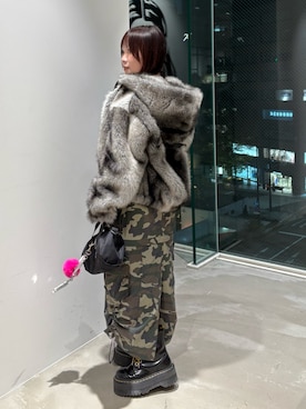 「X-girl（エックスガール）のアイテム」を使った、まさこさん（レディース・150cm）の秋コーディネート