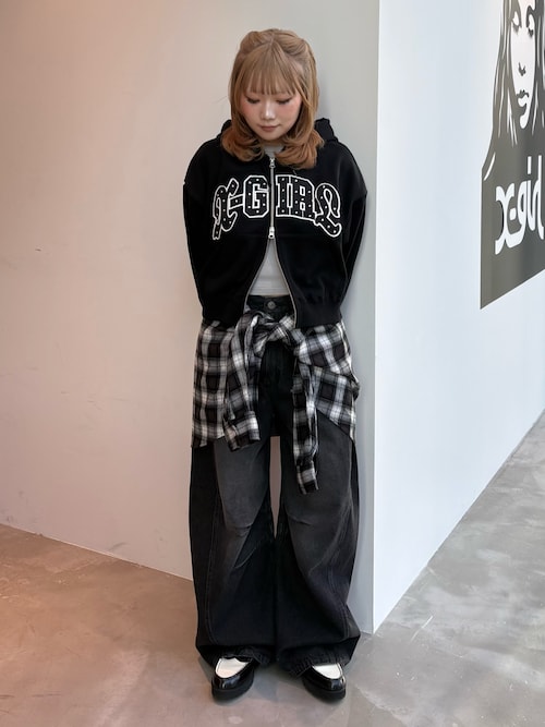 WIDE BAGGY DENIM PANTS（デニムパンツ）｜X-girl（エックスガール）の