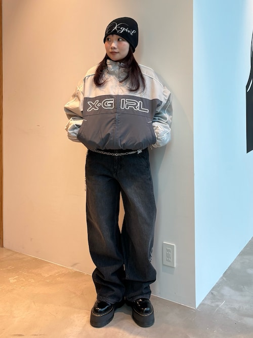 GLITTER LOGO BEANIE（ニットキャップ/ビーニー）｜X-girl（エックス