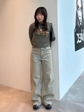 「X-girl（エックスガール）のアイテム」を使った、まさこさん（レディース・150cm）の秋コーディネート