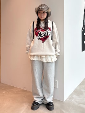 「アイテム（バックパック/リュック）」を使った、まさこさん（レディース・150cm）の秋コーディネート