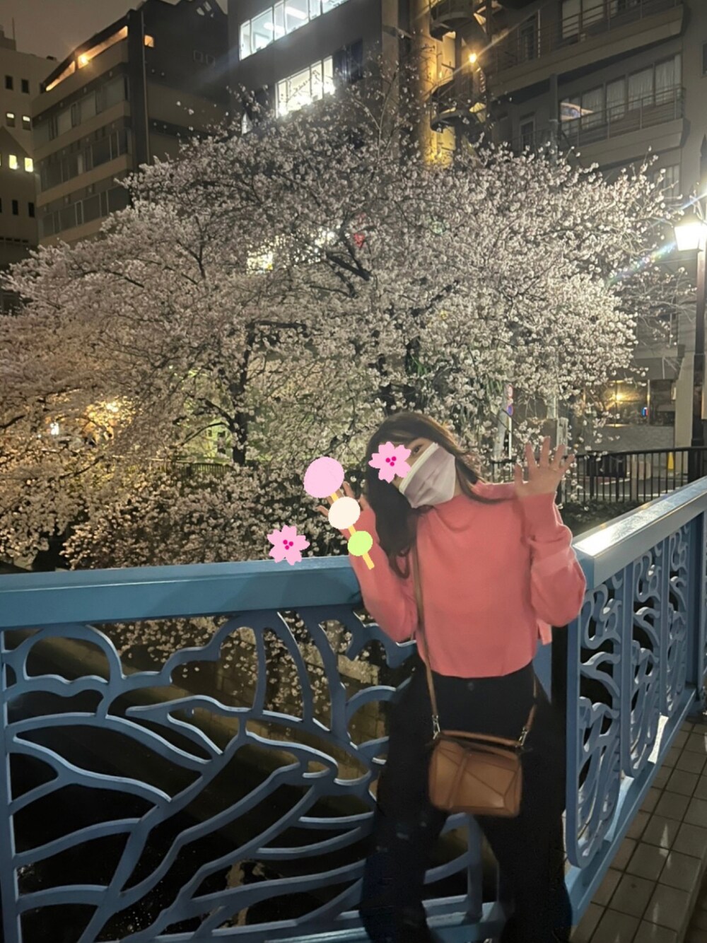 「Olu.のアイテム（ニット/セーター、ピンク系）」を使った、hinyuugohanさん（レディース・156cm）の春コーディネートの1枚目の写真
