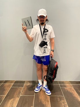「ARMANI EXCHANGE（アルマーニエクスチェンジ）のアイテム（財布/小物）」を使った、HJM812さん（メンズ・173cm）の春コーディネート