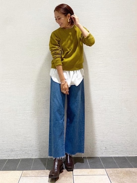 山下公留子さん（レディース・167cm）の秋コーディネート