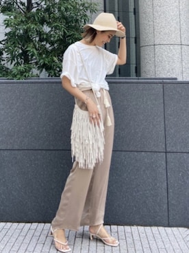 山下公留子さん（レディース・167cm）の夏コーディネート