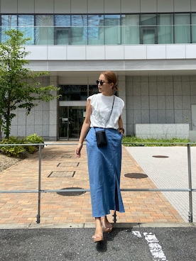 山下公留子さん（レディース・167cm）の夏コーディネート