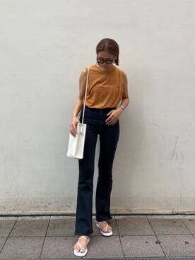 山下公留子さん（レディース・167cm）の夏コーディネート