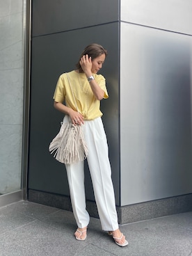 山下公留子さん（レディース・167cm）の春コーディネート