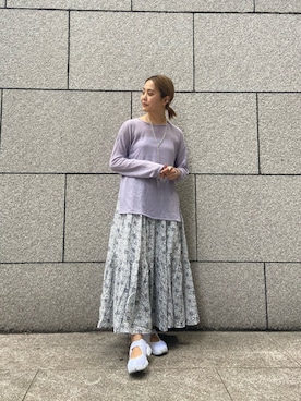 山下公留子さん（レディース・167cm）の春コーディネート