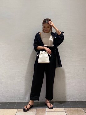 山下公留子さん（レディース・167cm）の夏コーディネート