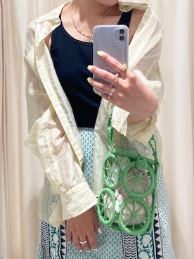 山下公留子さん（レディース・167cm）の春コーディネート