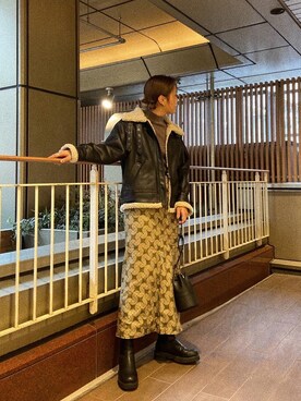 山下公留子さん（レディース・167cm）の秋コーディネート