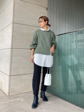 山下公留子さん(レディース・167cm)の秋コーディネート