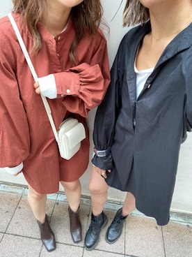 山下公留子さん（レディース・167cm）の秋コーディネート