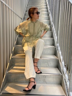 山下公留子さん（レディース・167cm）の夏コーディネート