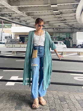 山下公留子さん（レディース・167cm）の夏コーディネート