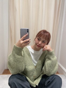 山下公留子さん（レディース・167cm）の冬コーディネート