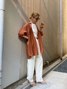 山下公留子さん(レディース・167cm)の春コーディネート