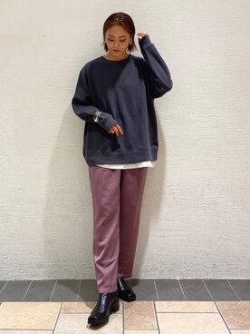 山下公留子さん（レディース・167cm）の秋コーディネート