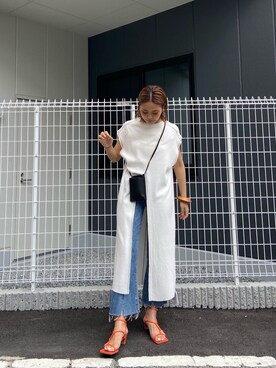 山下公留子さん（レディース・167cm）の夏コーディネート