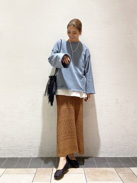 山下公留子さん（レディース・167cm）の春コーディネート