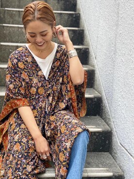 山下公留子さん(レディース・167cm)の冬コーディネート