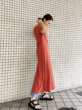 山下公留子さん（レディース・167cm）の夏コーディネート