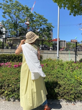 山下公留子さん（レディース・167cm）の春コーディネート