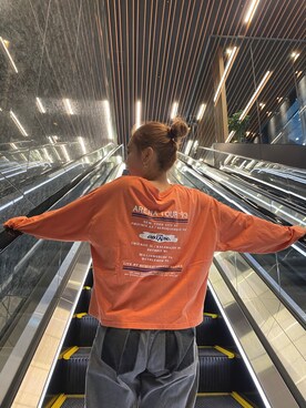 関 侑梨乃さん（レディース・156cm）の冬コーディネート