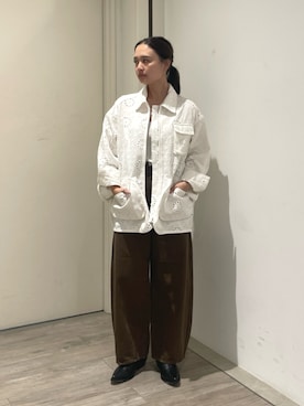関 侑梨乃さん（レディース・156cm）の夏コーディネート