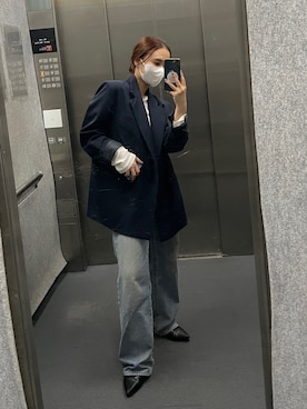 「Ungrid（アングリッド）のアイテム」を使った、関 侑梨乃さん（レディース・156cm）の冬コーディネート