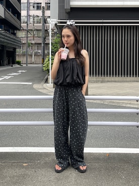 関 侑梨乃さん（レディース・156cm）の夏コーディネート