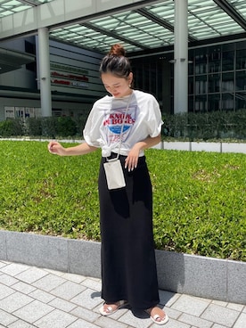 関 侑梨乃さん（レディース・156cm）の夏コーディネート