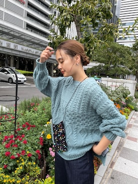 関 侑梨乃さん（レディース・156cm）の秋コーディネート