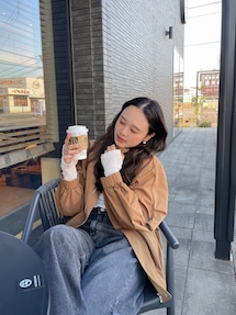 タックデザインナイロンブルゾン｜アングリッド（Ungrid）アウトレット