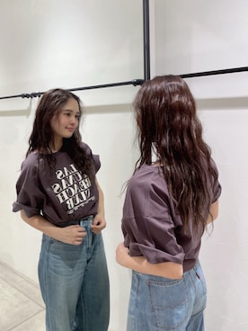 「Ungrid（アングリッド）のアイテム」を使った、関 侑梨乃さん（レディース・156cm）の春コーディネート