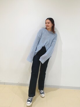 関 侑梨乃さん（レディース・156cm）の冬コーディネート