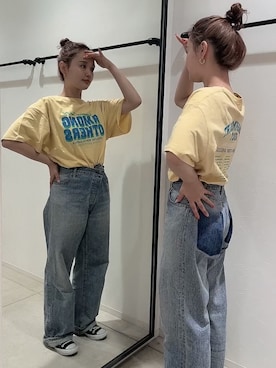 関 侑梨乃さん（レディース・156cm）の夏コーディネート