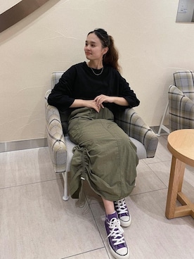 関 侑梨乃さん(レディース・156cm)の秋コーディネート