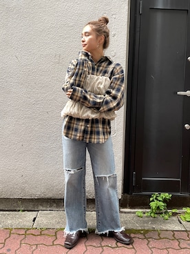 関 侑梨乃さん（レディース・156cm）の夏コーディネート