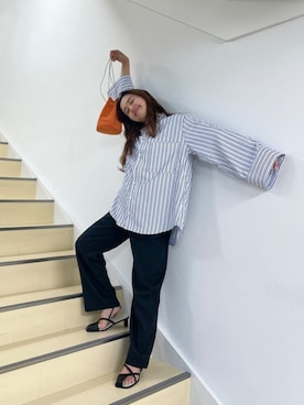 関 侑梨乃さん（レディース・156cm）の春コーディネート