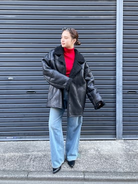 関 侑梨乃さん(レディース・156cm)の秋コーディネート