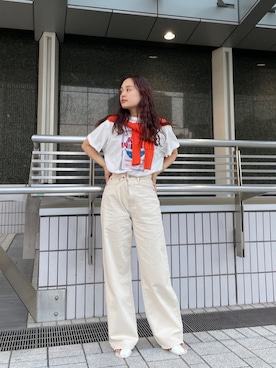 関 侑梨乃さん（レディース・156cm）の春コーディネート