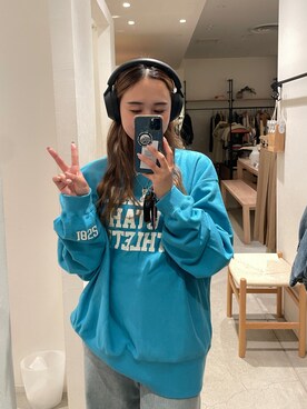 関 侑梨乃さん（レディース・156cm）の秋コーディネート